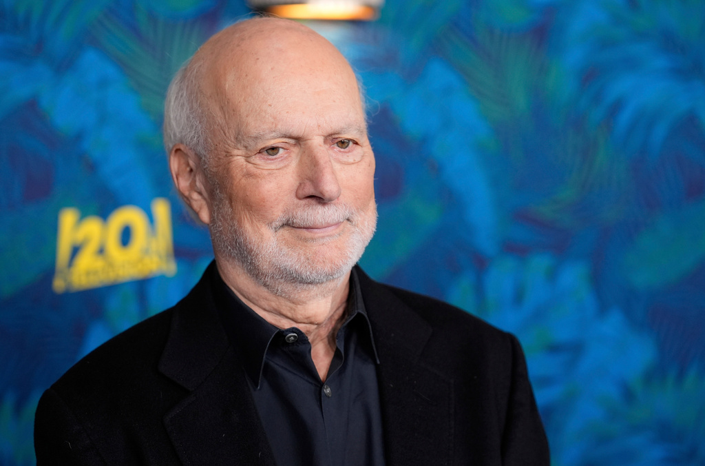 FILE - James Burrows, the director and executive producer of, "Mid-Century Modern," poses at the premiere of the Hulu series on March 25, 2025, at the Directors Guild of America in Los Angeles. (AP Photo/Chris Pizzello, File)