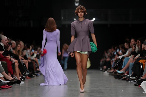 A model wears a creation as part of the Stella McCartney Spring/Summer 2026 collection presented in Paris, Tuesday, Sept. 30, 2025. (AP Photo/Aurelien Morissard) A model wears a creation as part of the Stella McCartney Spring/Summer 2026 collection presented in Paris, Tuesday, Sept. 30, 2025. (AP Photo/Aurelien Morissard)