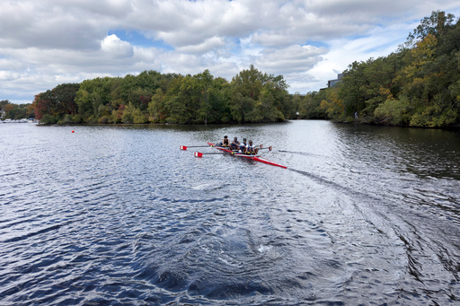South African rowers, from left, Sheldon Krishnasamy, Lwazi-Tsebo Zwane, Lebone Mokheseng, and Sepitle Leshilo practice on the Charles River in preparation for the Head of the Charles Regatta, Wednesday, Oct. 15, 2025, in Boston. (AP Photo/Rodrique Ngowi) South African rowers, from left, Sheldon Krishnasamy, Lwazi-Tsebo Zwane, Lebone Mokheseng, and Sepitle Leshilo practice on the Charles River in preparation for the Head of the Charles Regatta, Wednesday, Oct. 15, 2025, in Boston. (AP Photo/Rodrique Ngowi)