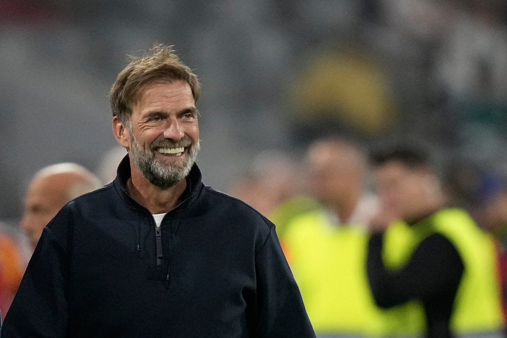 Germany's head coach Jurgen Klopp arrives prior to the UEFA Nations League soccer match between Germany and Serbia in Munich, Germany, Thursday, Oct. 1, 2026. (AP Photo/Matthias Schrader)