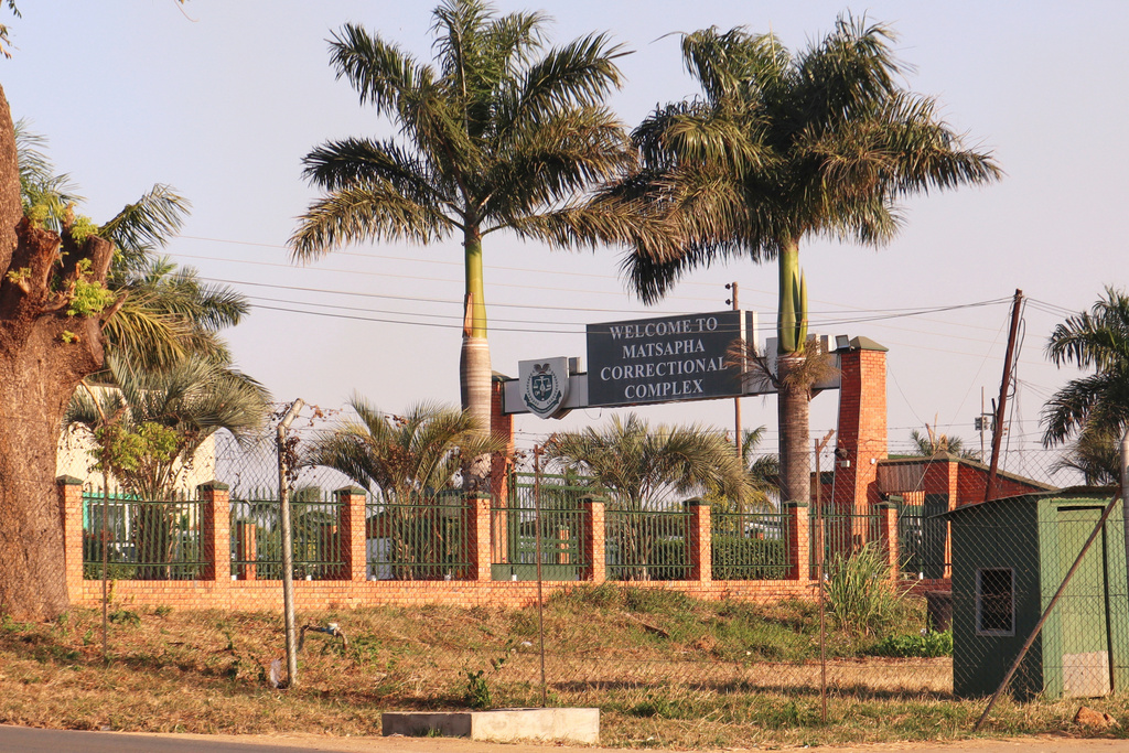 FILE - The Matsapha Correctional Complex is seen in Matsapha, near Mbabane, Eswatini, on Thursday, July 17, 2025. (AP Photo/File)