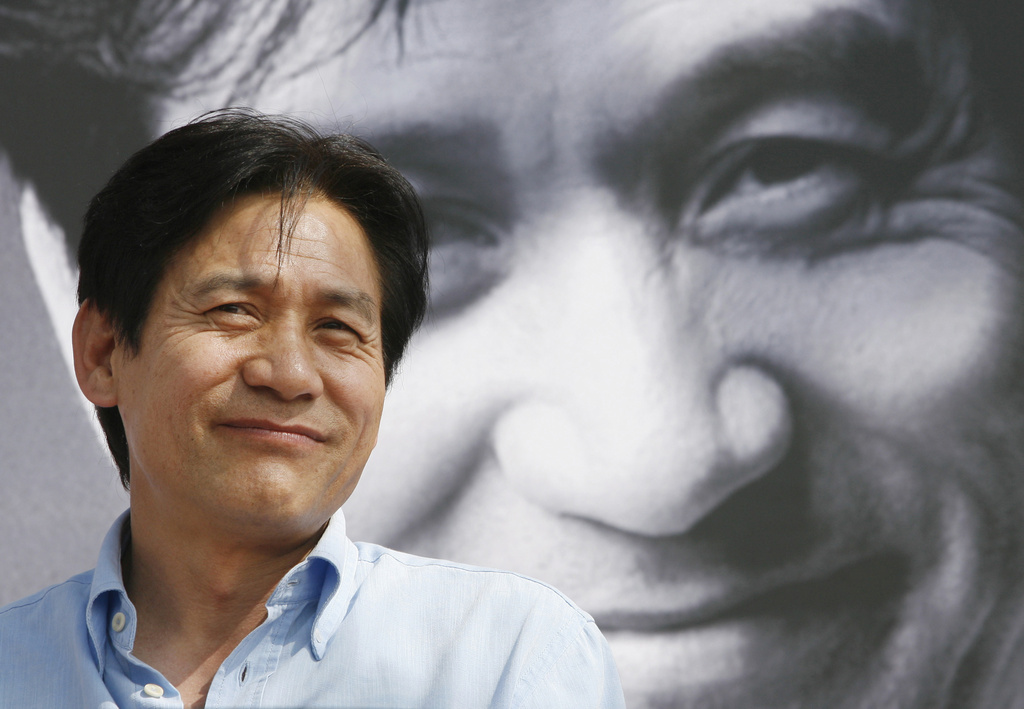 FILE - South Korean actor Ahn Sung-ki attends an event as part of the 11th Pusan International Film Festival in Busan, South Korea, Oct. 13, 2006. (AP Photo/Kin Cheung, File)
