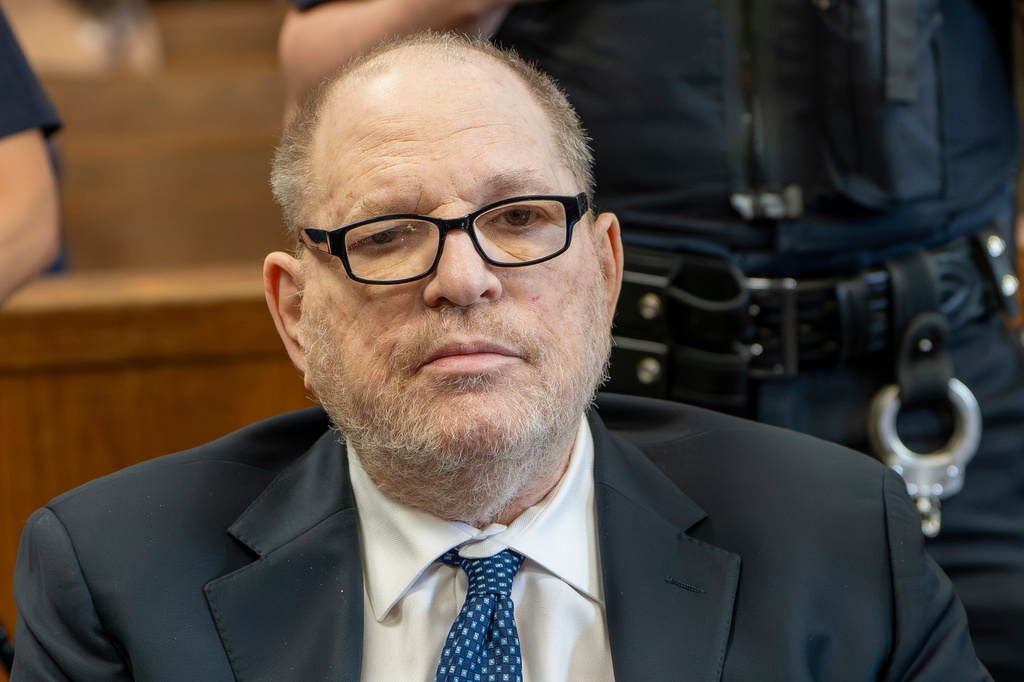 Harvey Weinstein appears in Manhattan criminal court on Friday, May 15, 2026, in New York. (Steven Hirsch/New York Post via AP, Pool)