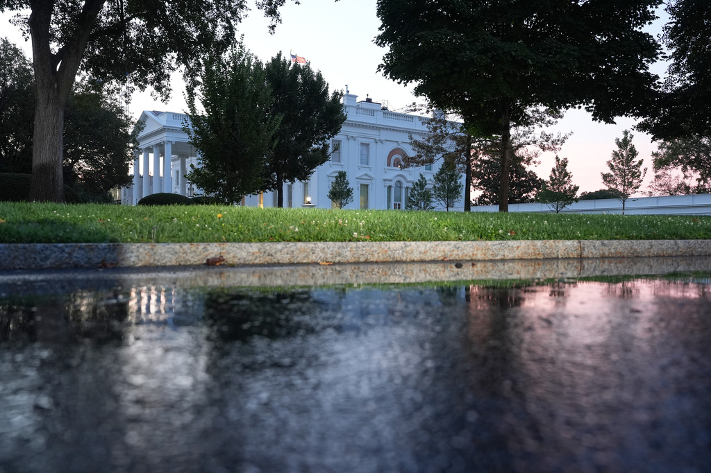 The White House is seen, Monday, Sept. 21, 2026, in Washington. (AP Photo/Alex Brandon)