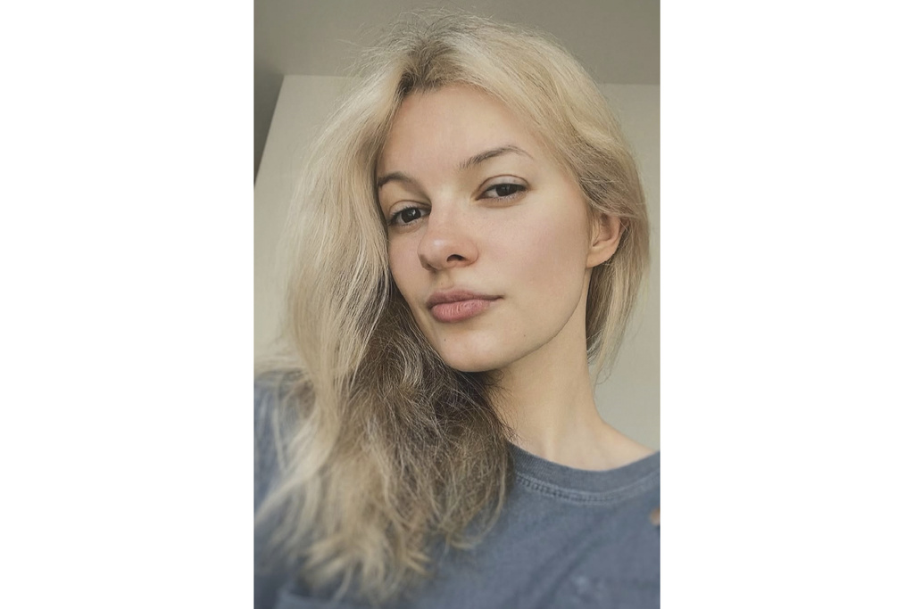 This undated photo posted to Instagram on June 9, 2025, by Iryna Zarutska shows a self portrait. (Iryna Zarutska via AP)