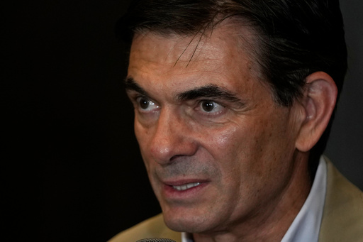 President-elect Rodrigo Paz gives a press conference in La Paz, Bolivia, Monday, Oct. 20, 2025. (AP Photo/Juan Karita) President-elect Rodrigo Paz gives a press conference in La Paz, Bolivia, Monday, Oct. 20, 2025. (AP Photo/Juan Karita)