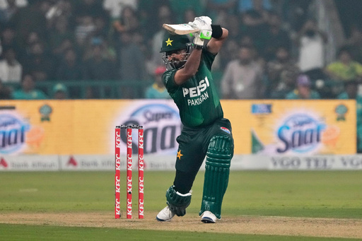 Pakistan's Babar Azam bats during the second T20 cricket match between Pakistan and South Africa, in Lahore, Pakistan, Friday, Oct. 31, 2025. (AP Photo/K.M. Chaudary) Pakistan's Babar Azam bats during the second T20 cricket match between Pakistan and South Africa, in Lahore, Pakistan, Friday, Oct. 31, 2025. (AP Photo/K.M. Chaudary)